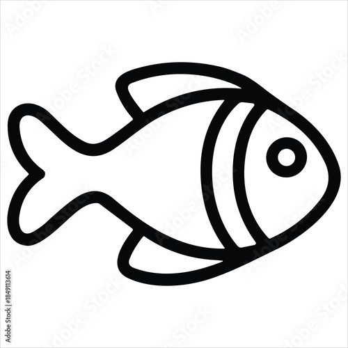 Simple fish illustration