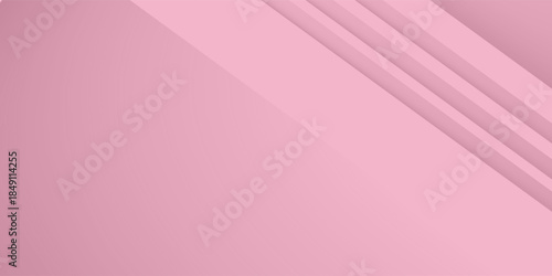 Abstract composition featuring overlapping geometric shapes in varying shades of pink, creating a layered effect with subtle gradients and soft shadows.vector.eps.10