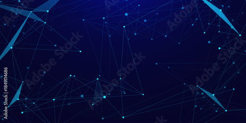 Abstract plexus background. Modern medical, genetic engineering, science and technology design. Vector