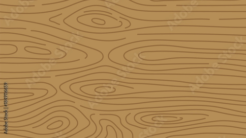 Nature Hand Drawn Wood Grain Texture  Background.Vector Illustration