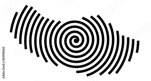 Symbol Map of the Region Regiao Autonoma da Madeira (Portugal) showing the region with a black spiral line