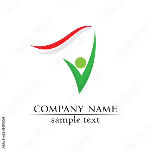  V letters business logo and symbols template