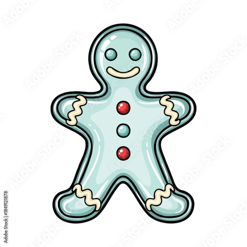 Zombie gingerbread man