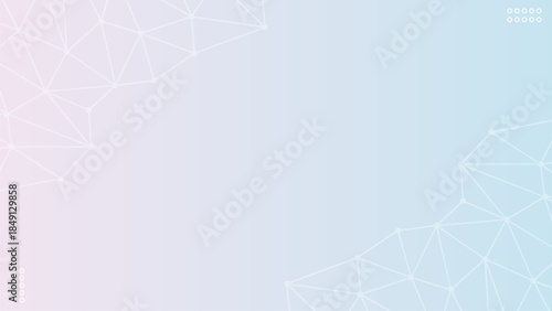 Abstract Banner Polygonal Wireframe Background Illustration Vector Science Technology.Vector Art