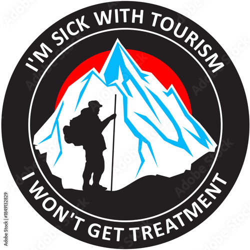 Car sticker for a lover of tourism and travel