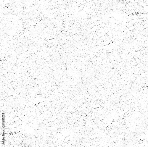 Abstract vector noise. Small particles of debris and dust. Distressed uneven background. Grunge with fine grains isolated on white background. Vector illustration. EPS10.