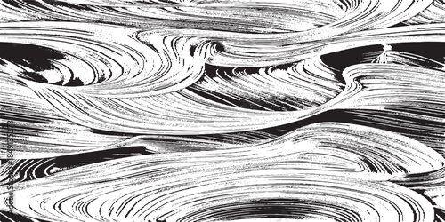 Vector brush stroke texture. Distressed uneven grunge background. Abstract vector illustration.