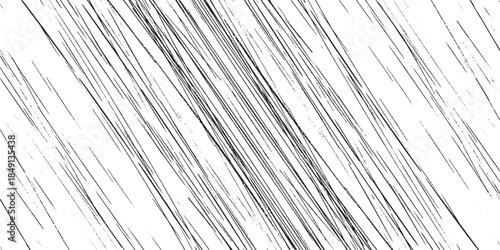 Slim lines texture. Parallel and intersecting lines abstract pattern. Abstract textured effect. Black isolated on white background.Vector illustration. EPS10.