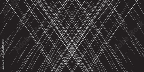 Slim lines texture. Parallel and intersecting lines abstract pattern. Abstract textured effect. Black isolated on white background.Vector illustration. EPS10.
