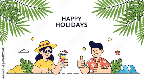 Celebrating Holidays with Family and Friends by the Poolside