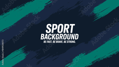 Dynamic Sport Background with Motivational Text