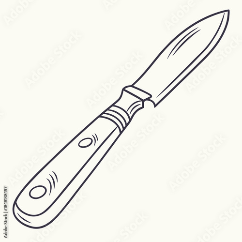 Utility knife with ergonomic handle