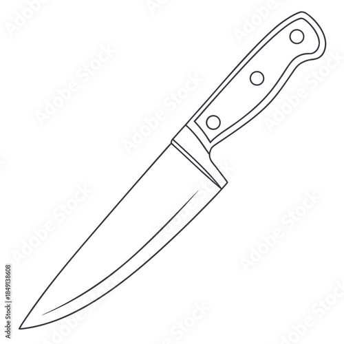 Classic kitchen knife