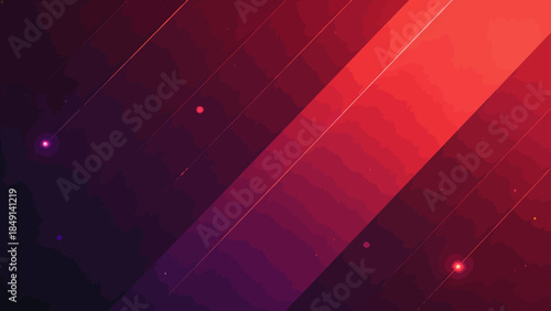 Abstract gradient lines and dots