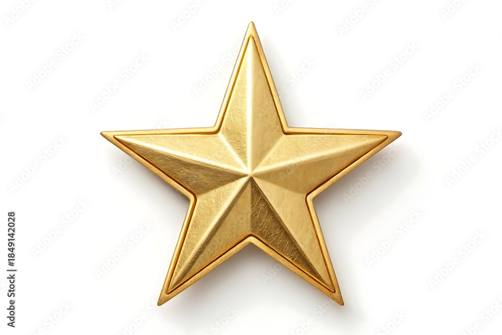 Obraz premium star isolated on white background