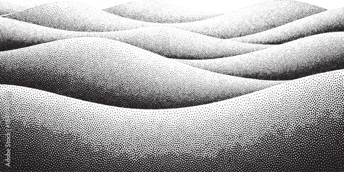 Abstract Wavy Pattern with Textured Surface and Flowing Lines.