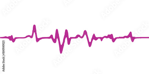 A vibrant green pulse wave on a medical monitor forms a heart-shaped electrocardiogram line, illustrating a healthy cardiac rhythm and life-saving cardiology medicine through a graphic EKG chart vecto