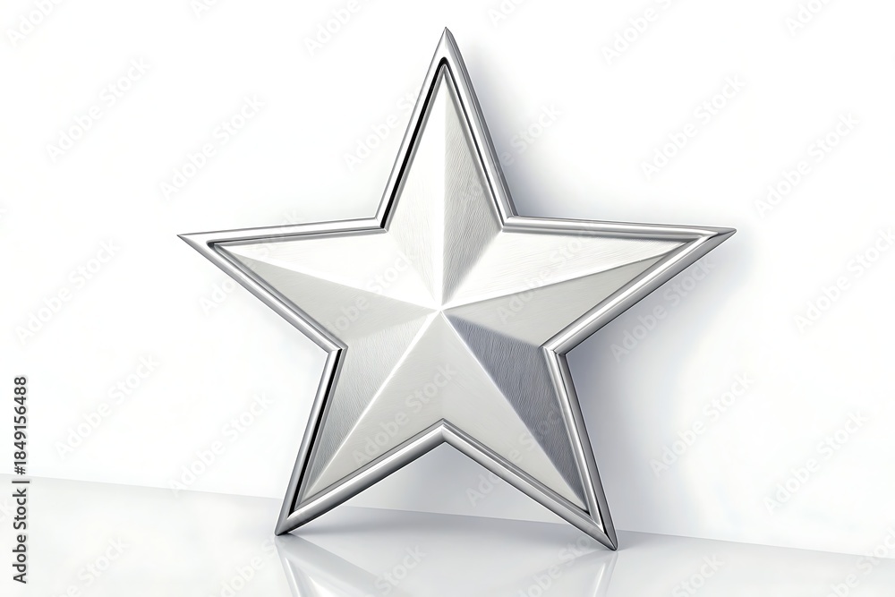 Obraz premium star isolated on white background