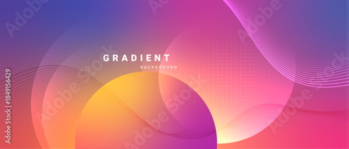 Vibrant minimal abstract background with smooth gradient waves.