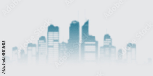 A high rise skyscraper building for business architecture concept in halftone dots pattern