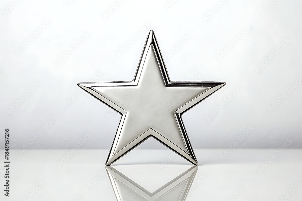 Obraz premium star isolated on white background