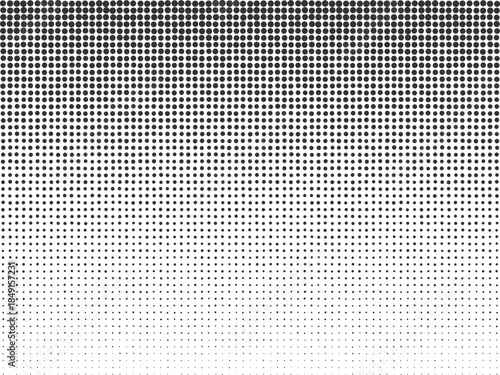 Black and white square halftone gradient pattern vector texture overlay