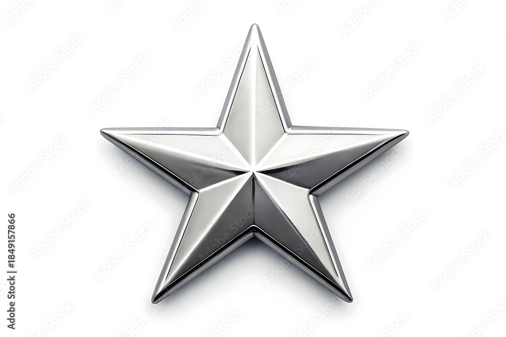 Obraz premium star isolated on white background
