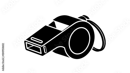 Minimalist black and white illustration of a classic analog stopwatch device for timing and