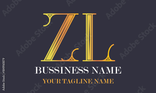 ZL Z zl initial logo | initial based abstract modern minimal creative logo, vector template image. luxury logotype logo, real estate homie logo. typography logo. initials logo