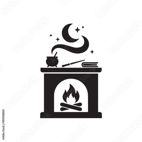 Coffee cup grinder and pot icons vector illustration