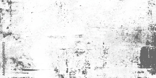 Abstract grunge Texture Background, white cement or stone old texture as a retro pattern wall plaster and scratches, Vector Illustration. Black isolated on white, Rust and dirt overlay black and white