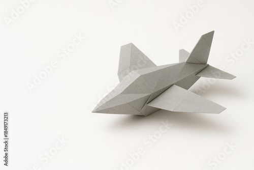 A paper plane as a symbol of the start and the idea. Space for text.