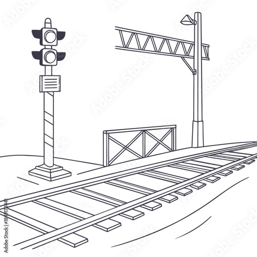 Railroad crossing signal