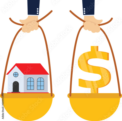 Vector IconMonthly expenses such as home loan. house rent, car payment, water bill, electricity bill, telephone. taxes bill, life insurance premium payment.


