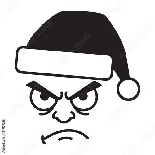 grinch face minimalis