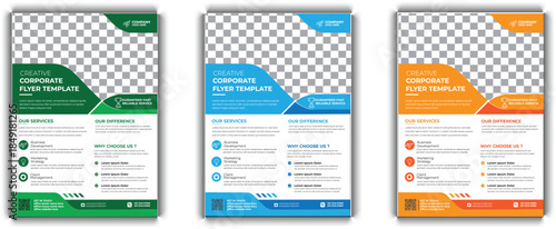 Minimal and  corporate Flyer design