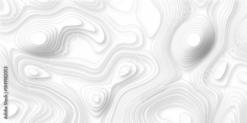 Abstract topography pattern seamless lines sea map modern design white background. Abstract digital topographic contour map concept space geometric strip grid line. Natural discovery of maps.