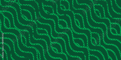 Green farm banner, organic abstract background with fields. Wavy green lines, natural organic products. Ecological background. modern.