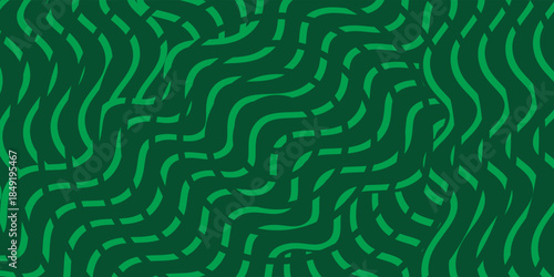 Green farm banner, organic abstract background with fields. Wavy green lines, natural organic products. eps 10.
