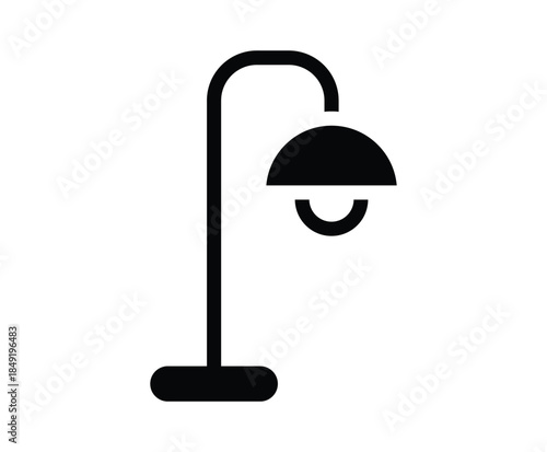 Minimalist Floor Lamp Design with Simple Shade and Elegant Base