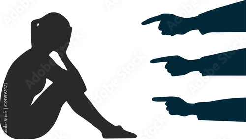 silhouette of a woman