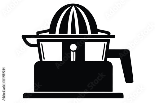 juicer silhouette line art vector illustration