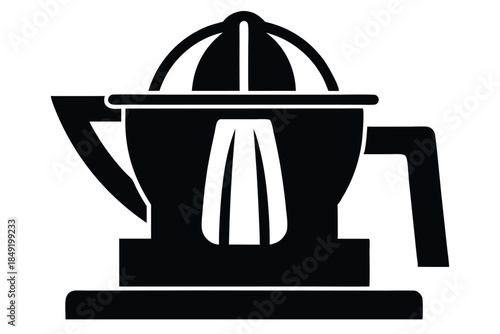 juicer silhouette line art vector illustration