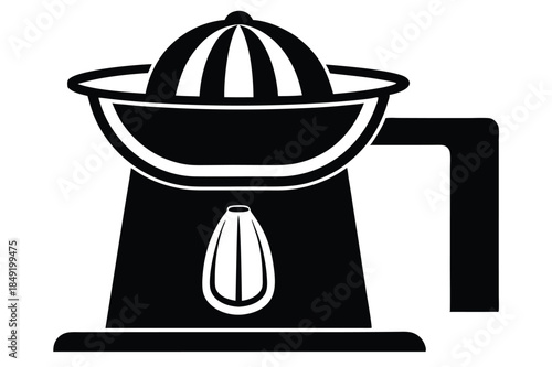 juicer silhouette line art vector illustration