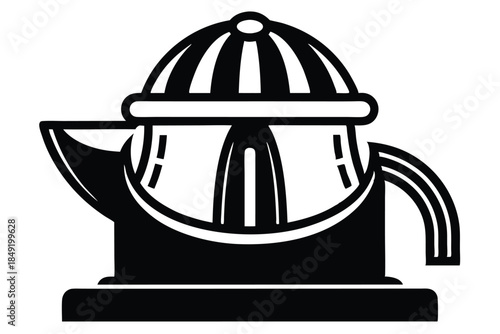 juicer silhouette line art vector illustration