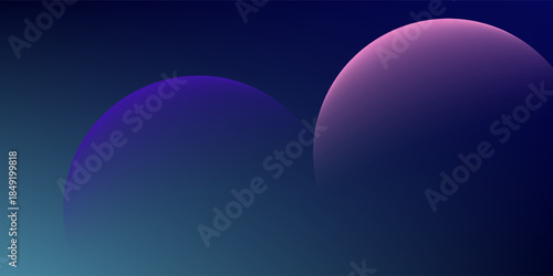 three dimensional earth dark blue and purple circle background
