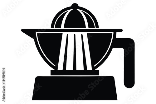 juicer silhouette line art vector illustration