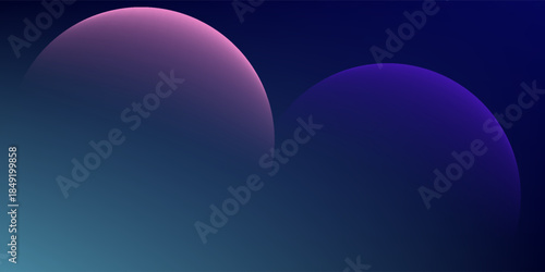 three dimensional earth dark blue and purple circle background