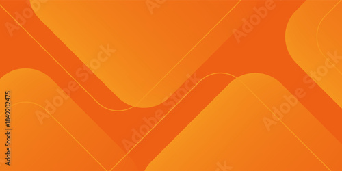 Abstract orange and yellow geometric background. Modern concept for graphic design, background, web design, poster, banner, book, slideshow. Vector illustration
