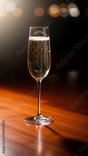 glass of champagne, celebration, new year 